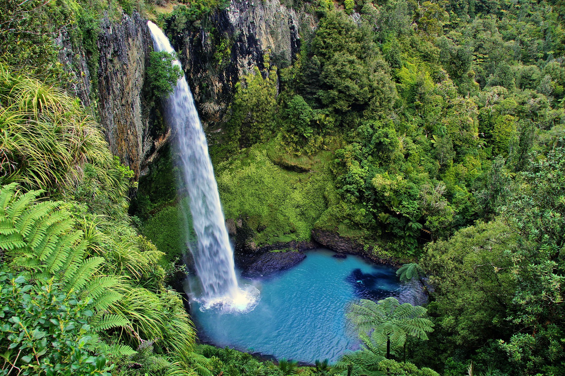 Bridal Veil Fall, Waikato, New Zealand